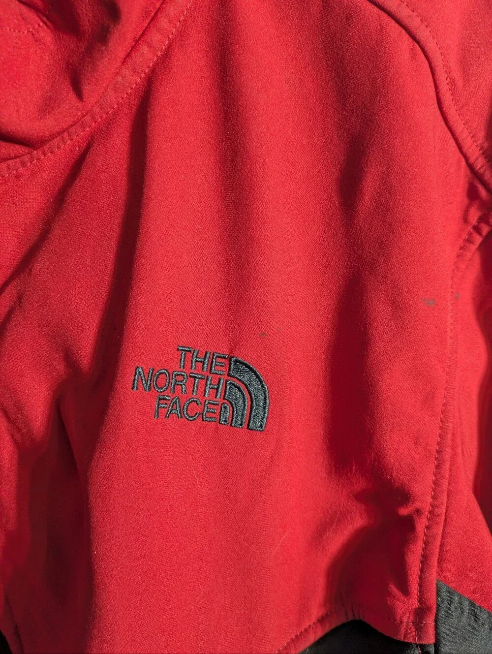 The North Face Jacket Mens Medium Apex Chromium Thermal Softshell‎ Coat Red TNF